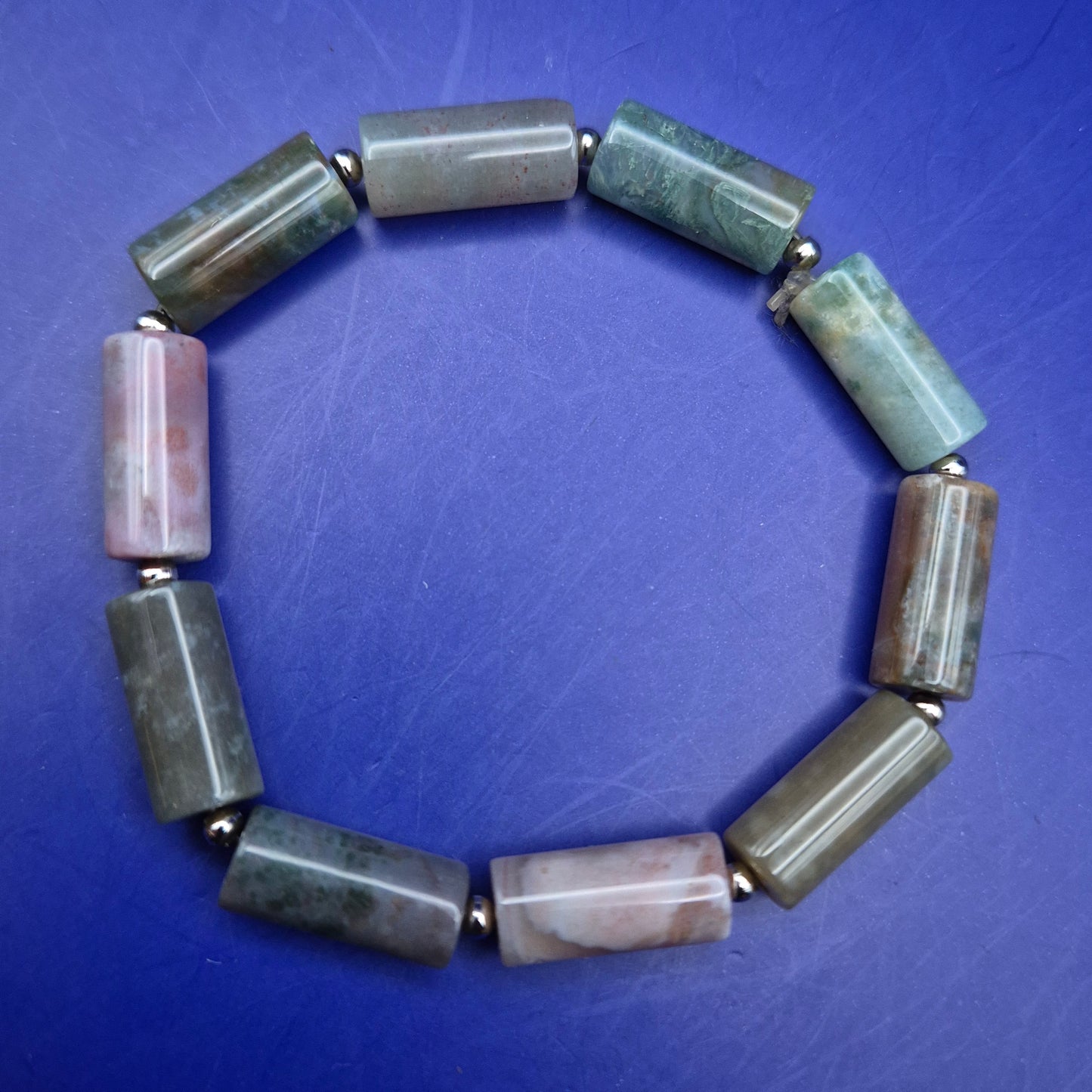 Mehrfarbiges Edelstein Armband – Stilvolles Natur-Design