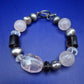 Exklusives Edelstein Damen Armband – Rosenquarz & Perlen Design