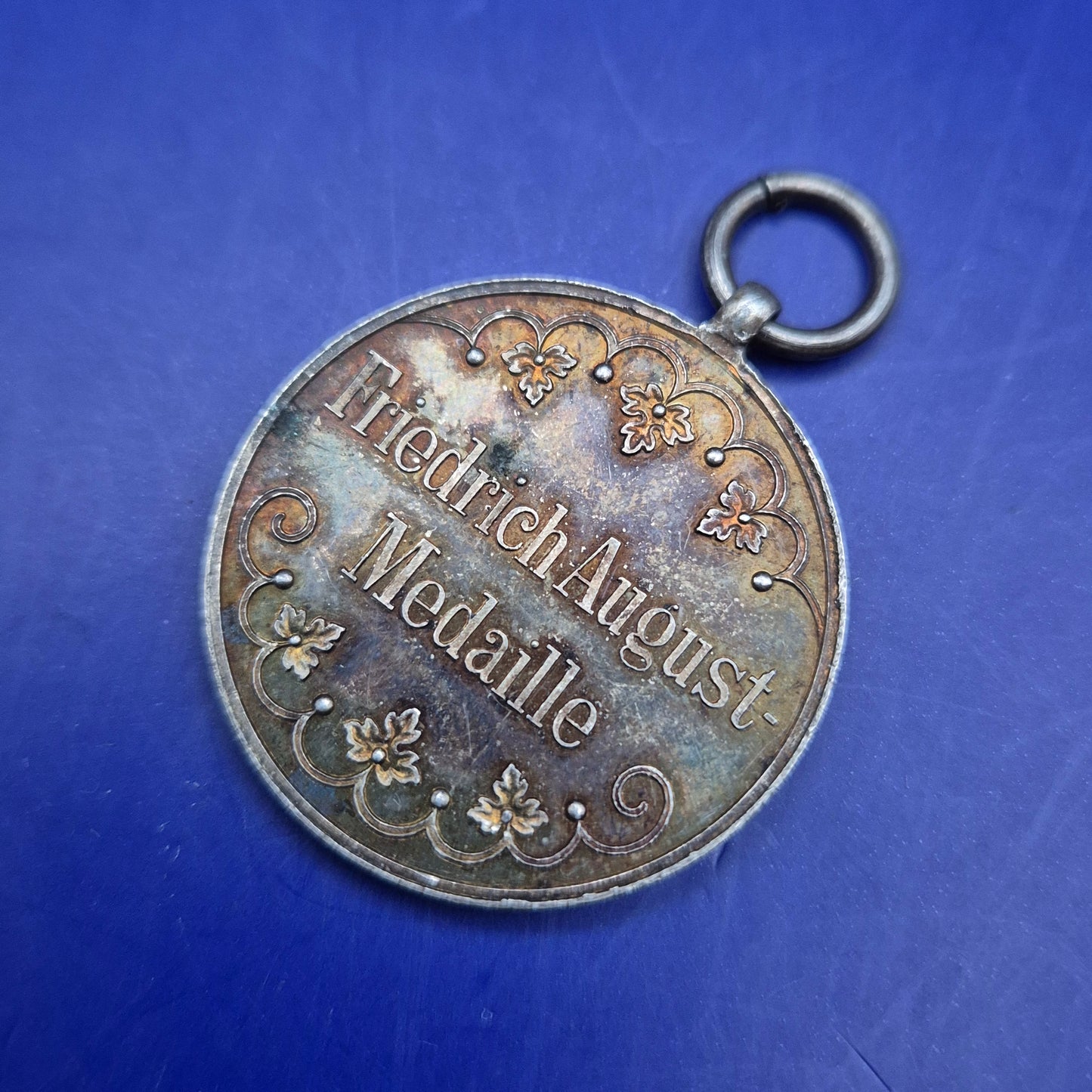 Antike Friedrich August Medaille Silber – Sachsen 1905-1918