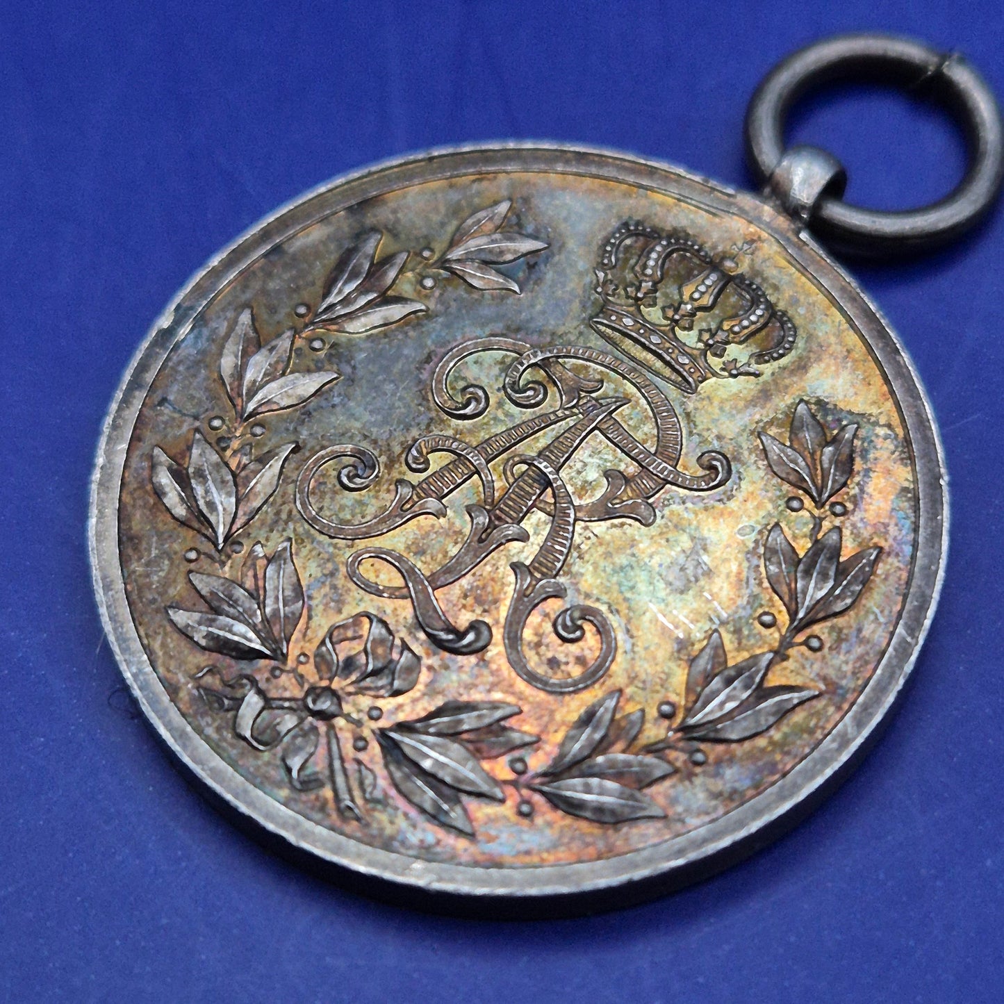 Antike Friedrich August Medaille Silber – Sachsen 1905-1918