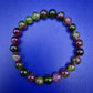 Buntes Wassermelonen Tourmalin Armband Perlen