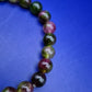 Buntes Wassermelonen Tourmalin Armband Perlen