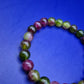 Buntes Wassermelonen Tourmalin Armband Perlen