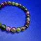 Buntes Wassermelonen Tourmalin Armband Perlen