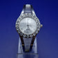 Funkelnde Quarz Damen Uhr – Schicker Reif mit Strasssteinen