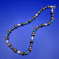 Edle Perlen und Edelstein Damen Kette – Tigerauge & Malachit Design