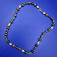 Edle Perlen und Edelstein Damen Kette – Tigerauge & Malachit Design