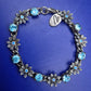 Elegantes Nolan Miller Armband – Vintage-Stil mit Blauen Kristallen