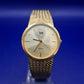 Elegante SM Damen Uhr – Goldfarbenes Mesh-Design im Vintage-Stil