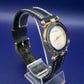 Auffällige Japona Damen Uhr – Blau-goldenes Design mit Steinbesatz