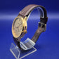 Klassische Alpina Herren Uhr – Goldfarben mit strukturiertem Zifferblatt