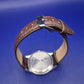Klassische C&C Herren Uhr – Goldfarbenes Zifferblatt mit Lederarmband