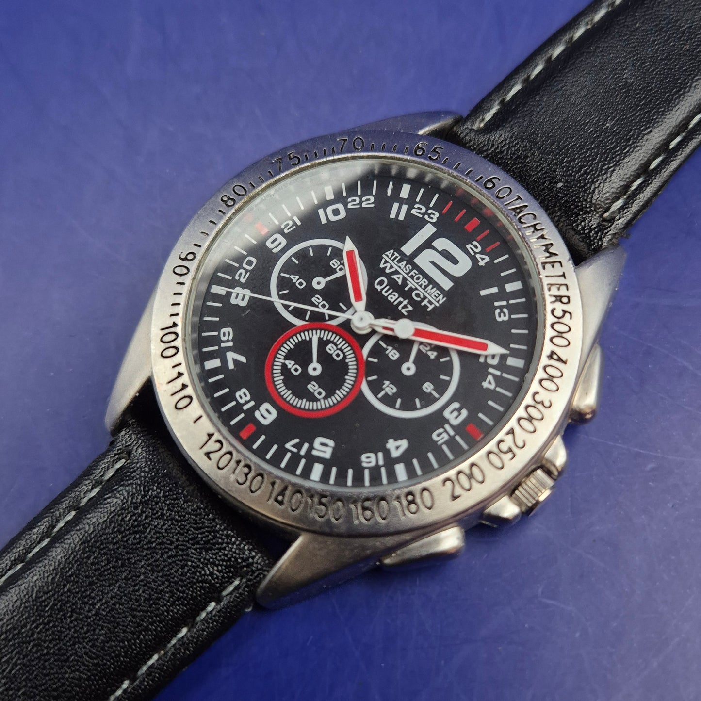 Sportliche Atlas For Men Herren Uhr im Chronographen-Stil – Robustes Design