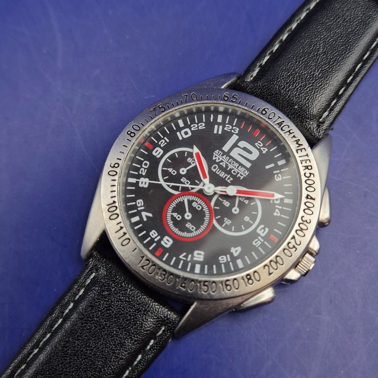 Sportliche Atlas For Men Herren Uhr im Chronographen-Stil – Robustes Design