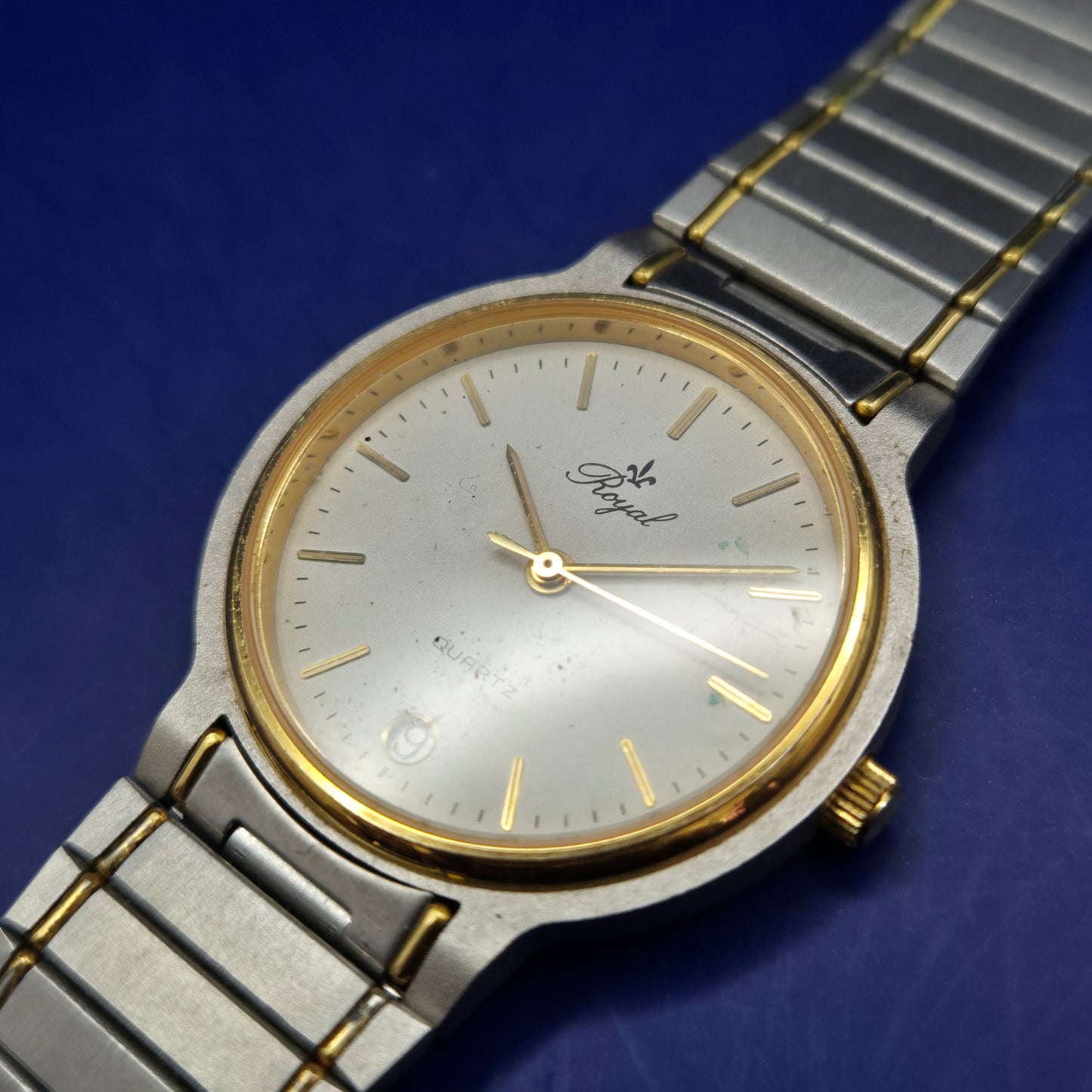 Klassische Royal Bicolor Herren Uhr – Zeitloses Design mit Datumsanzeige