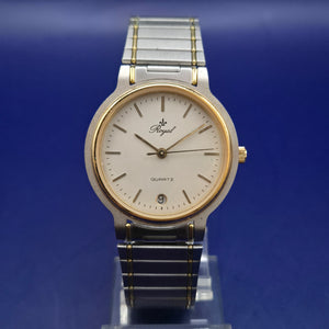 Klassische Royal Bicolor Herren Uhr – Zeitloses Design mit Datumsanzeige