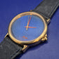 Elegante BZ Herren Uhr – Minimalistisches Design mit blauem Zifferblatt