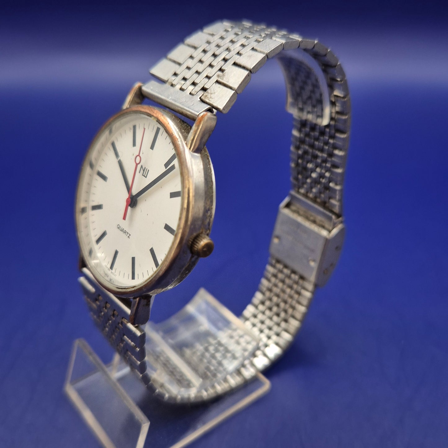 Elegante NW Herren Uhr – Minimalistisches Design in Silber