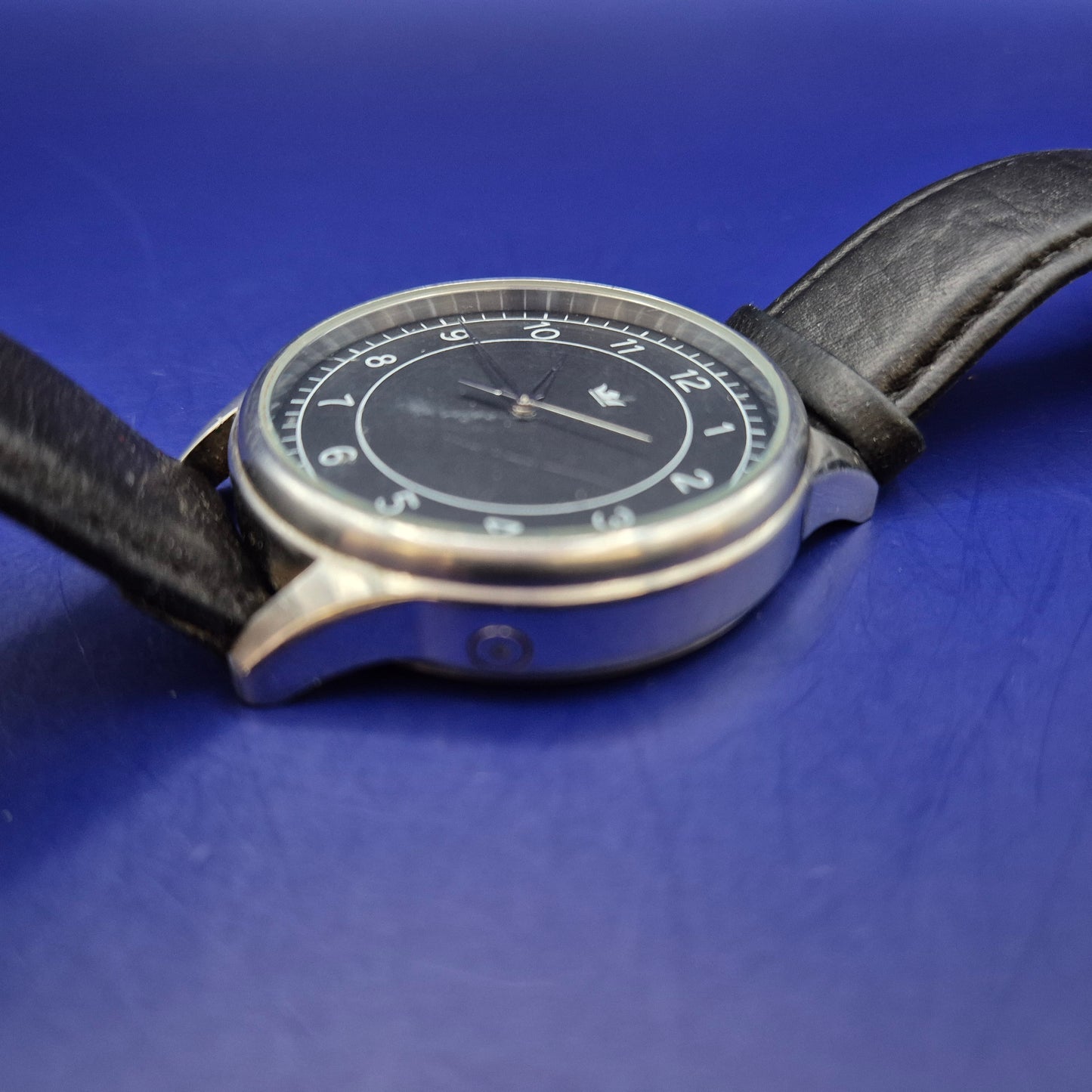 Klassische Sempre Herren Uhr – Schwarzes Zifferblatt & Lederarmband