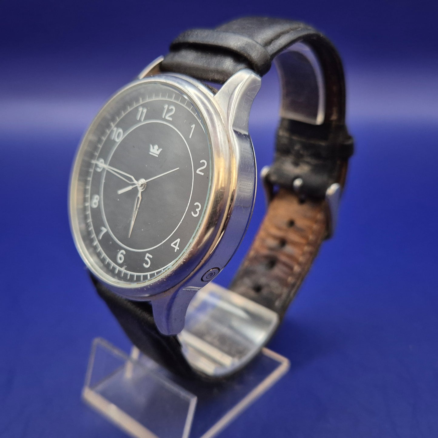 Klassische Sempre Herren Uhr – Schwarzes Zifferblatt & Lederarmband