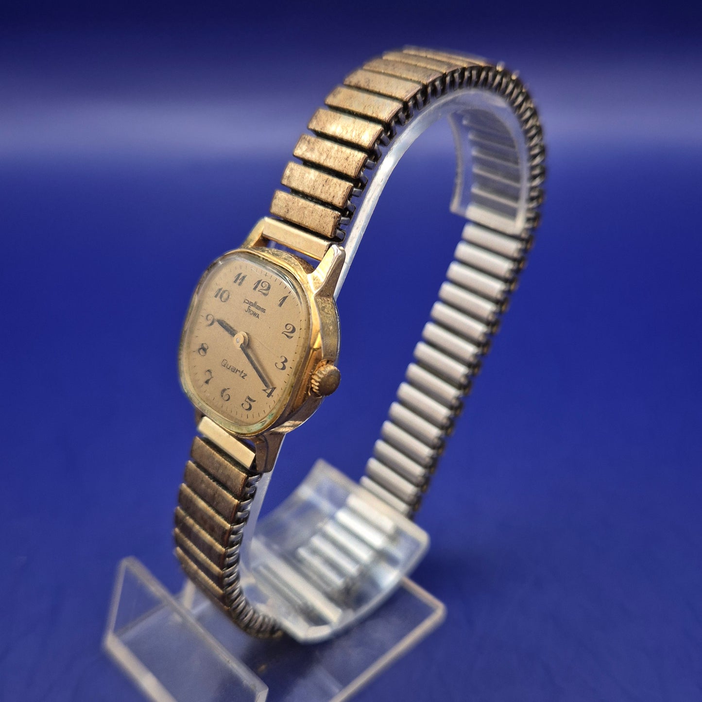 Titel Elegante Pallas Stowa Damen Uhr – Vergoldeter Vintage-Klassiker
