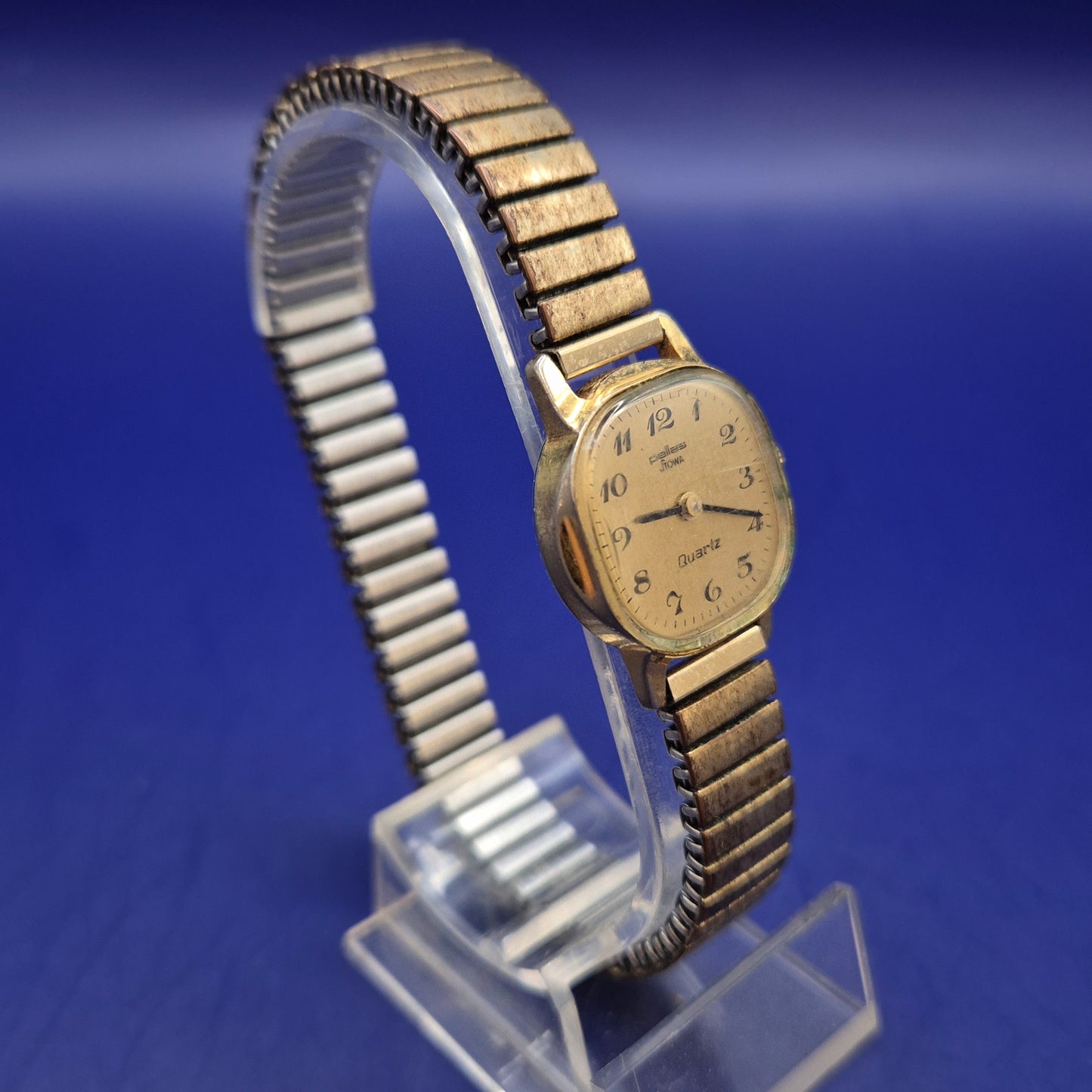 Titel Elegante Pallas Stowa Damen Uhr – Vergoldeter Vintage-Klassiker