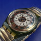 Vintage Swatch Golden Gear Herren Uhr – Transparentes Design mit Goldakzenten