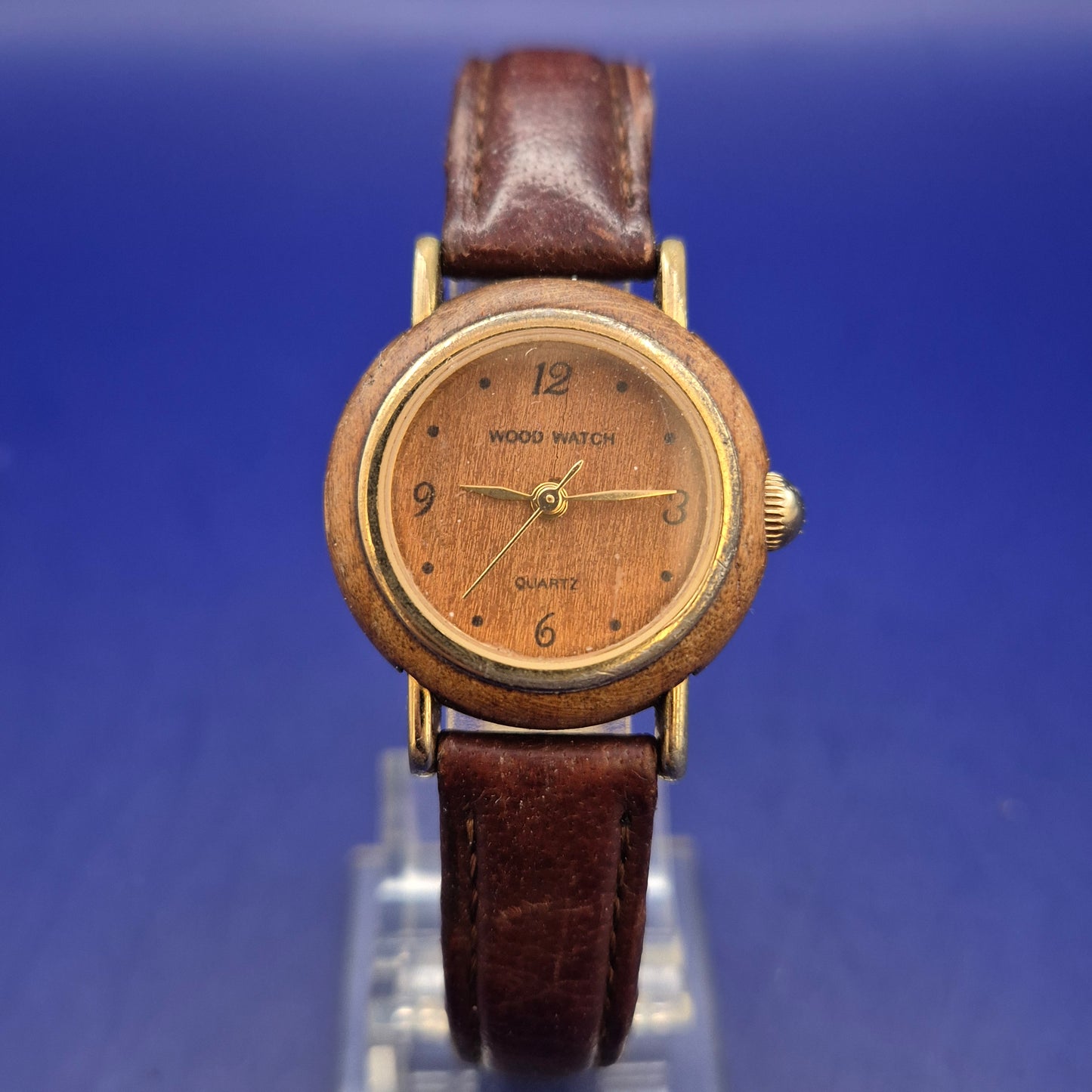 Kleine Vintage Wood Watch Damen Uhr – Natürliches Design
