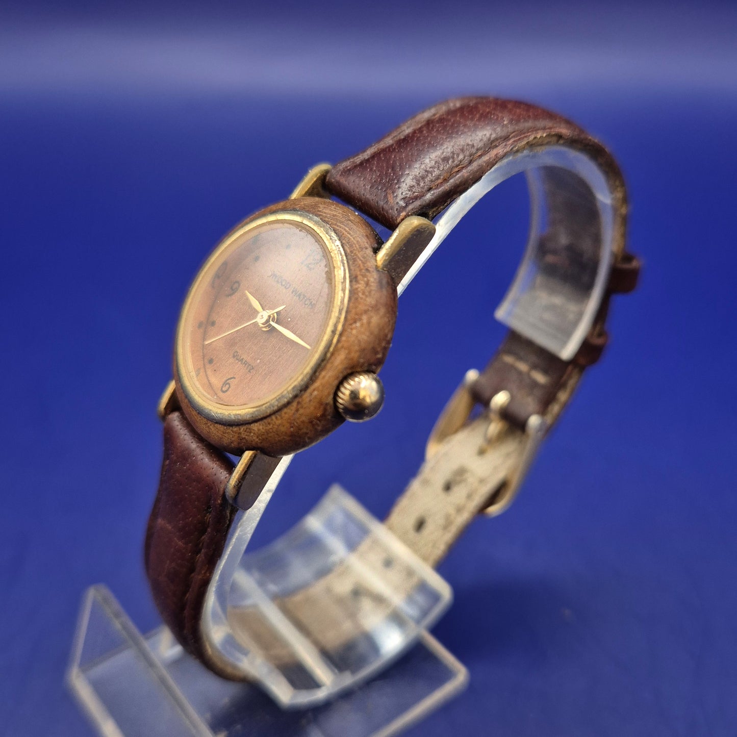 Kleine Vintage Wood Watch Damen Uhr – Natürliches Design