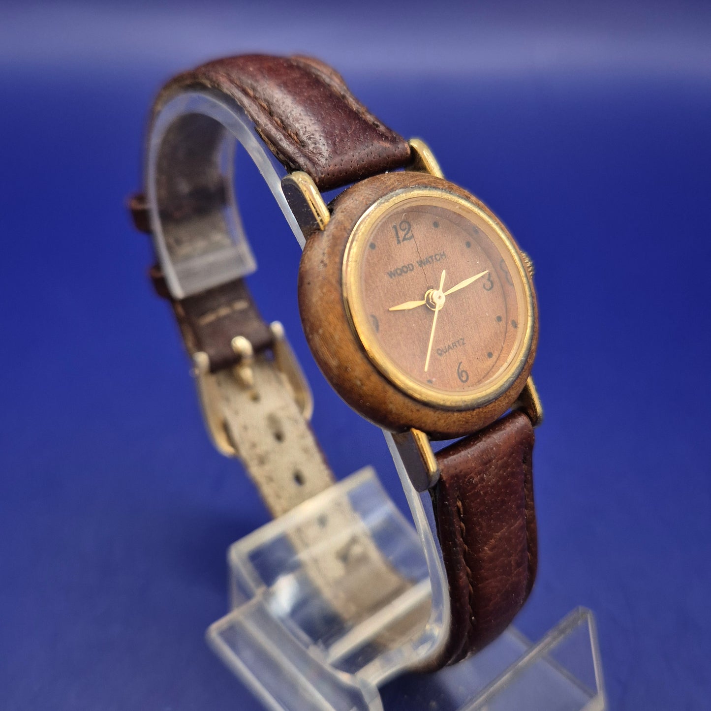 Kleine Vintage Wood Watch Damen Uhr – Natürliches Design