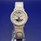 Elegante M&M Damen Uhr – Swiss Made mit Mondphase & Lederarmband