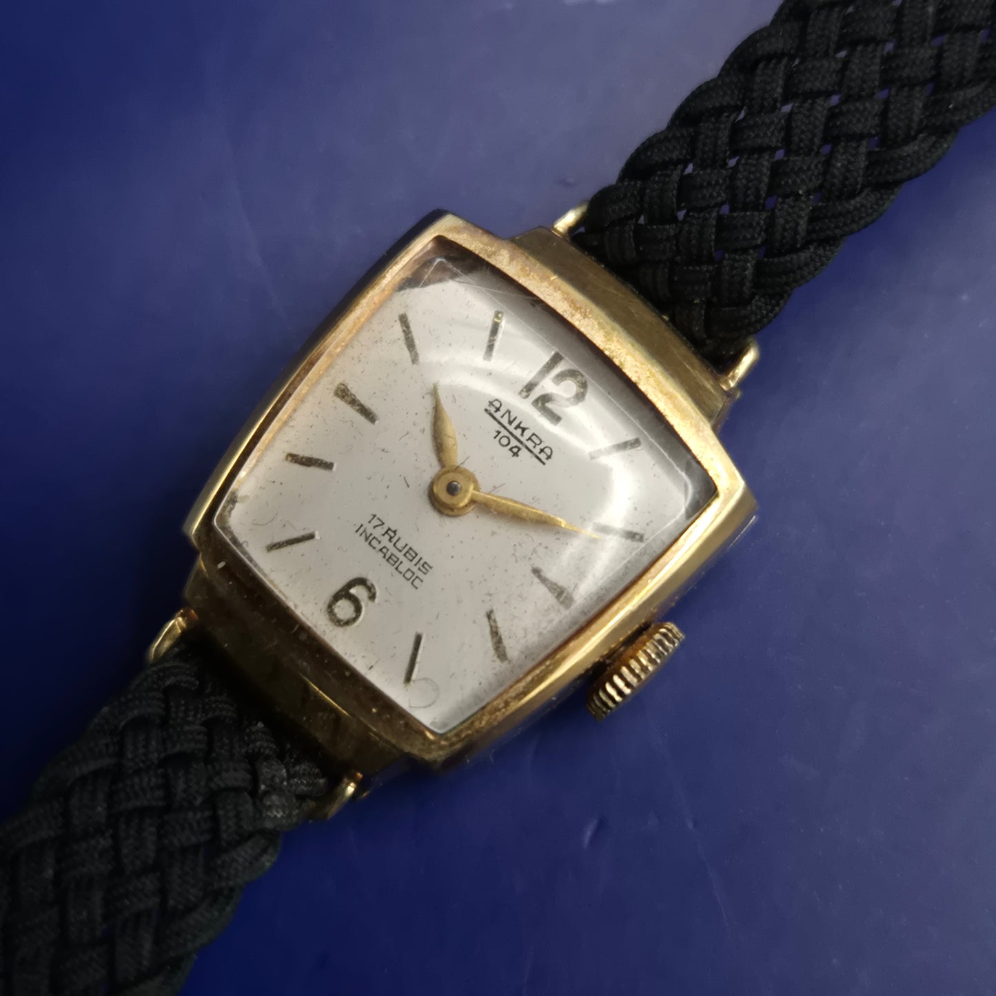 Vintage Ankra 104 Damen Uhr - 17 Rubis Incabloc Vergoldet