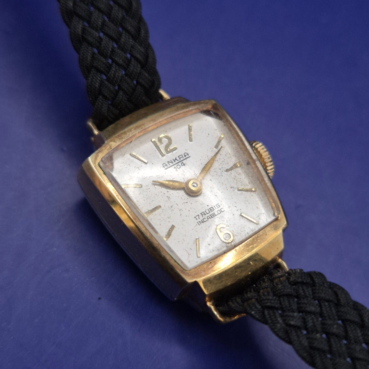 Vintage Ankra 104 Damen Uhr - 17 Rubis Incabloc Vergoldet