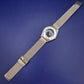 Vintage Scene Herren Uhr – Zweifarbiges Zifferblatt & Mesh-Armband