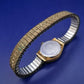 Klassische Bifora Damen Uhr – Vintage-Charme mit Flexband