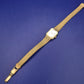 Elegante Pallas Ormo Damen Uhr – Vintage Gold-Look mit Mesh-Armband