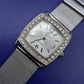 Funkelnde Eternal Love Damen Uhr – Silbernes Mesh-Band