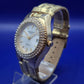 Elegante Madison New York Damen Uhr – Gold-Optik mit Kristallbesatz
