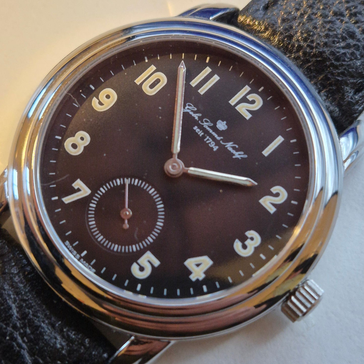 Klassische Gebr. Sommé Nachf. Herren Uhr – Schweizer Präzision