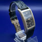 Klassische Convexe Herren Uhr – Vintage Look mit schwarzem Zifferblatt