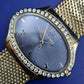 Excellance Damen Uhr – Goldfarbenes Mesh-Design mit Strass-Lünette