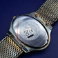 Excellance Damen Uhr – Goldfarbenes Mesh-Design mit Strass-Lünette