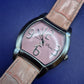 Elegante Platino Damen Uhr – Klassisches Design mit rosa Zifferblatt