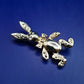 Goldfarbene Hasen Brosche – Verspieltes Design mit Strass-Details