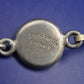 Vintage Løgeskov Tin Denmark Armband – Mid Century Modern mit blauen Steinen