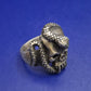 Massiver Biker Ring – Totenkopf mit Schlange im Gothic Stil