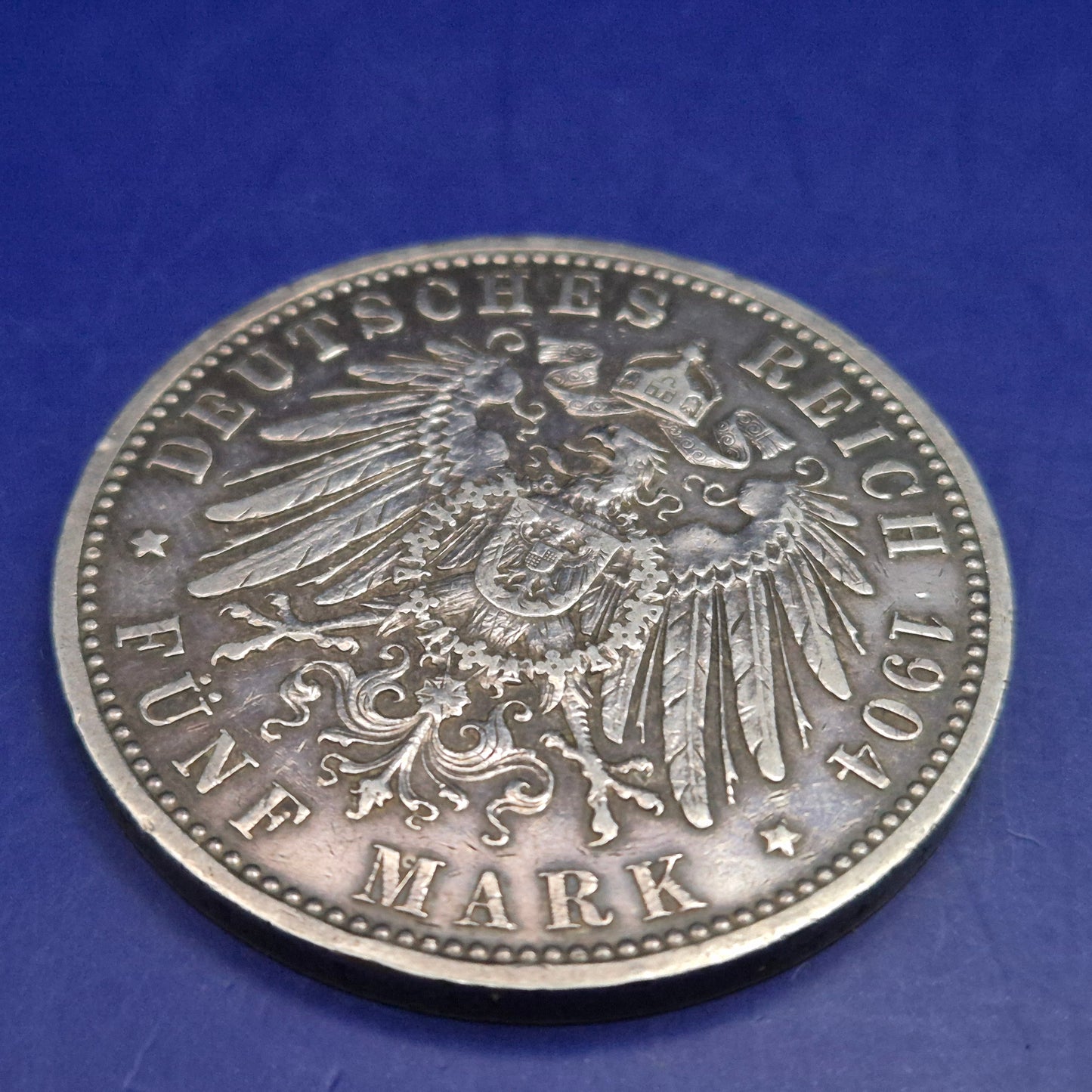 Historische 5 Mark Münze 1904 – Otto König von Bayern Silbermünze