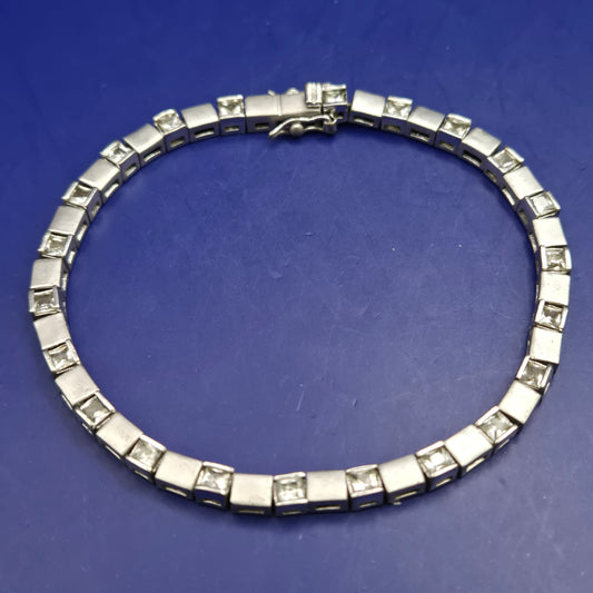 Elegantes Tennis Armband Silber mit Zirkonia – Funkelndes Statement