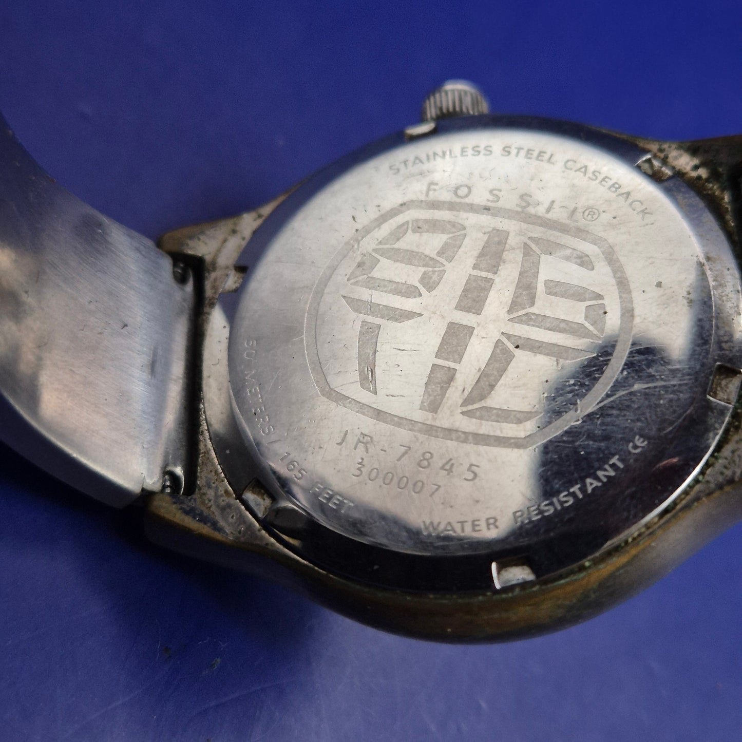 Moderne Fossil Herren Uhr – Minimalistisches Design in Anthrazit