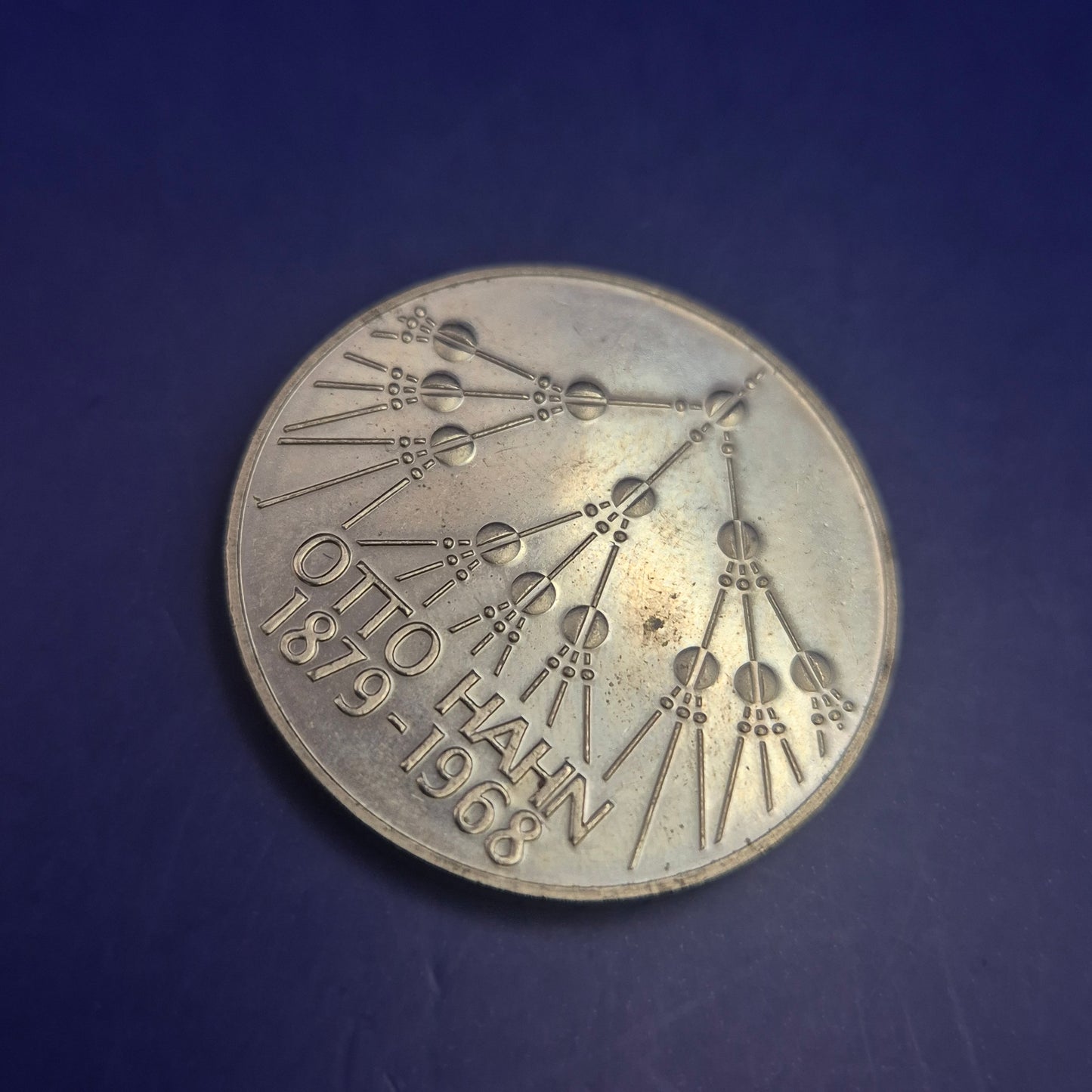 Gedenkmünze 5 Deutsche Mark 1979 G – Otto Hahn Kernspaltung